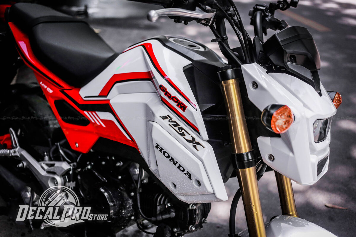Tem xe MSX 2017 Red White Grom - Ảnh 2