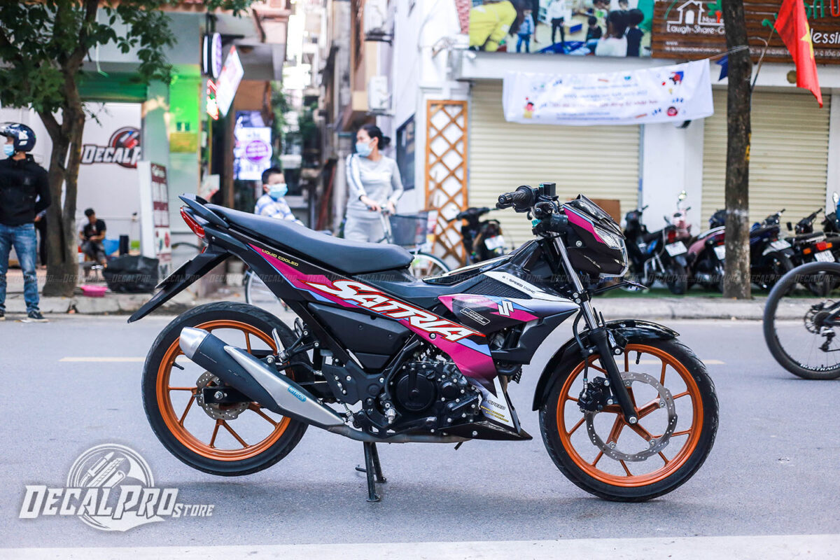Suzuki Raider Black Pink - Ảnh 3