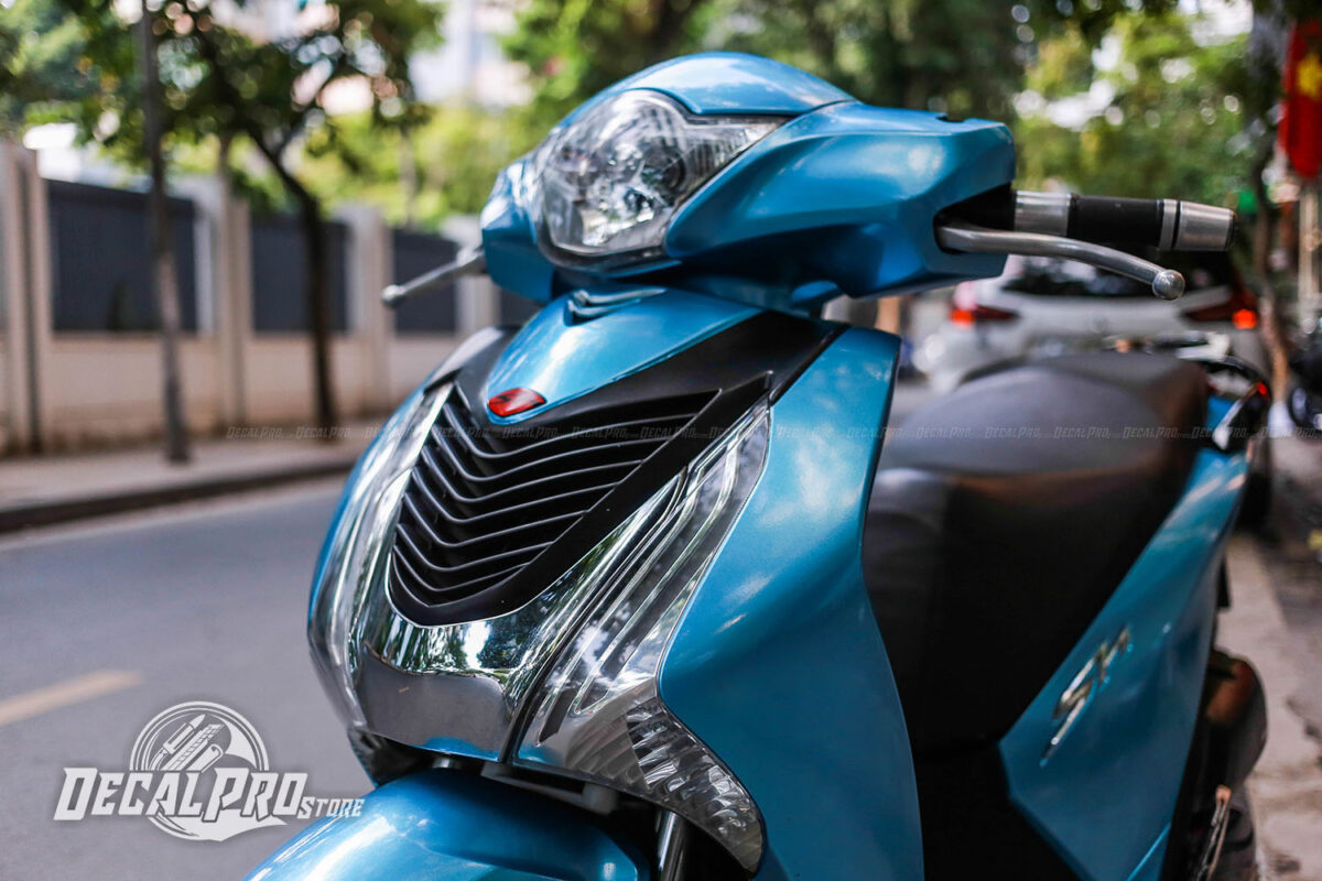 Tem xe Honda SH Blue Candy - Ảnh 2