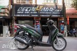 Tem xe Honda SH Black Green Line