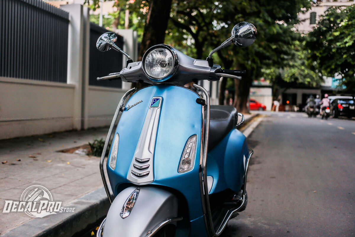 Vespa Primavera Blue ft Silver - Ảnh 7