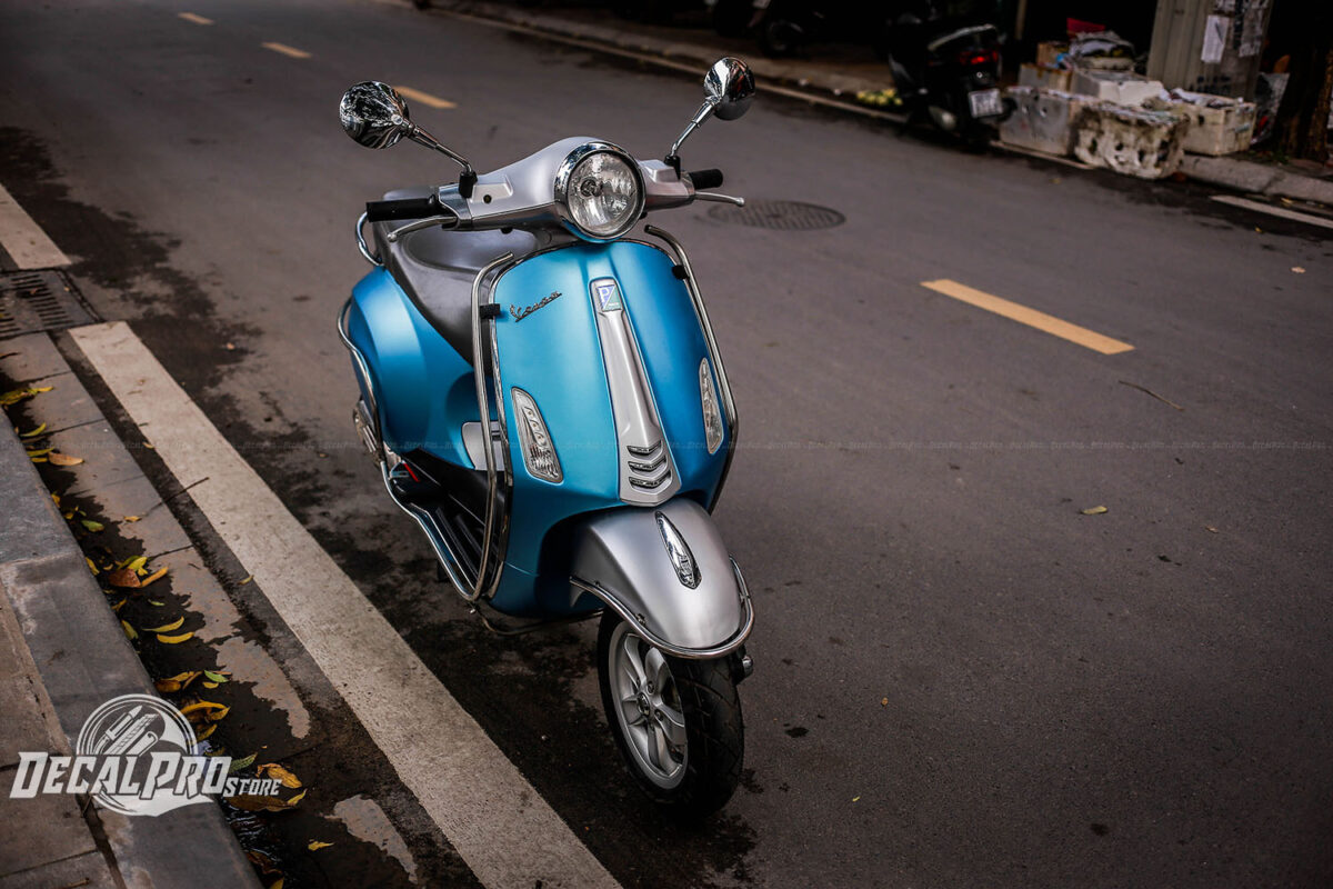 Vespa Primavera Blue ft Silver - Ảnh 3