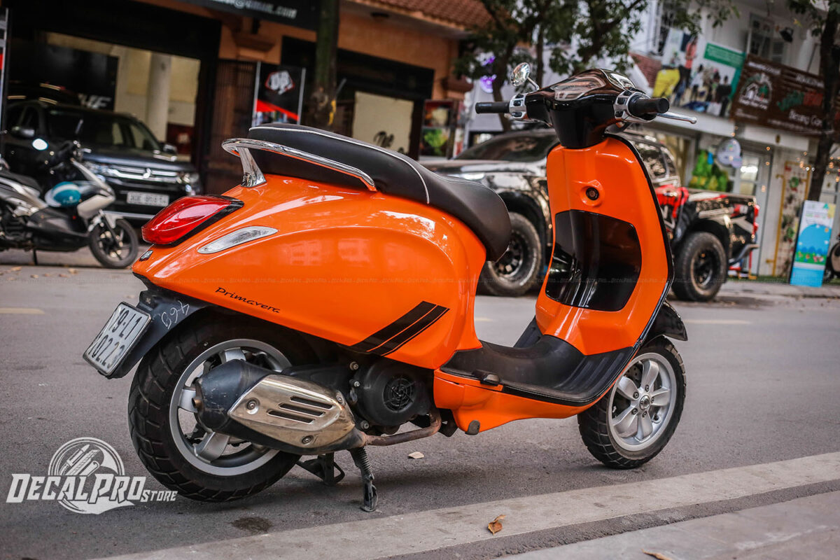 Vespa Primavera Light Orange - Ảnh 5