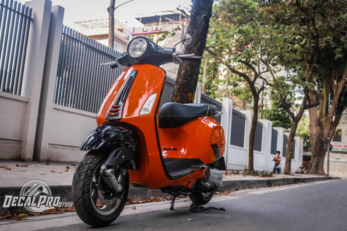 Vespa Primavera Light Orange - Ảnh 4