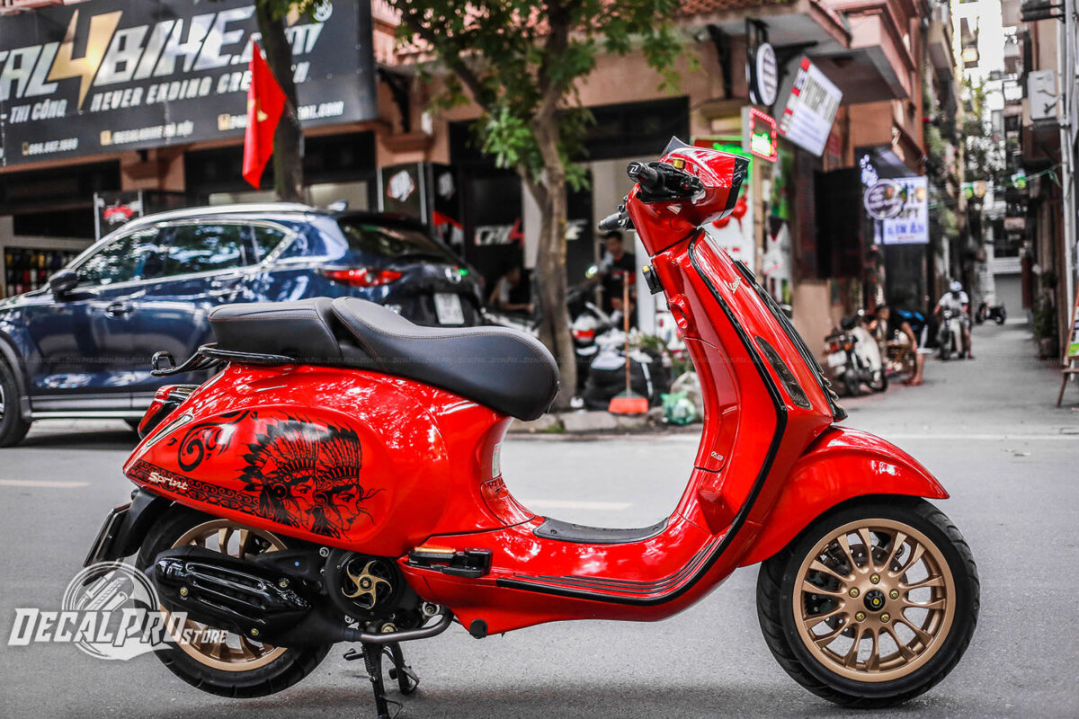 Vespa Sprint Black Native (Tem rời) - Ảnh 3