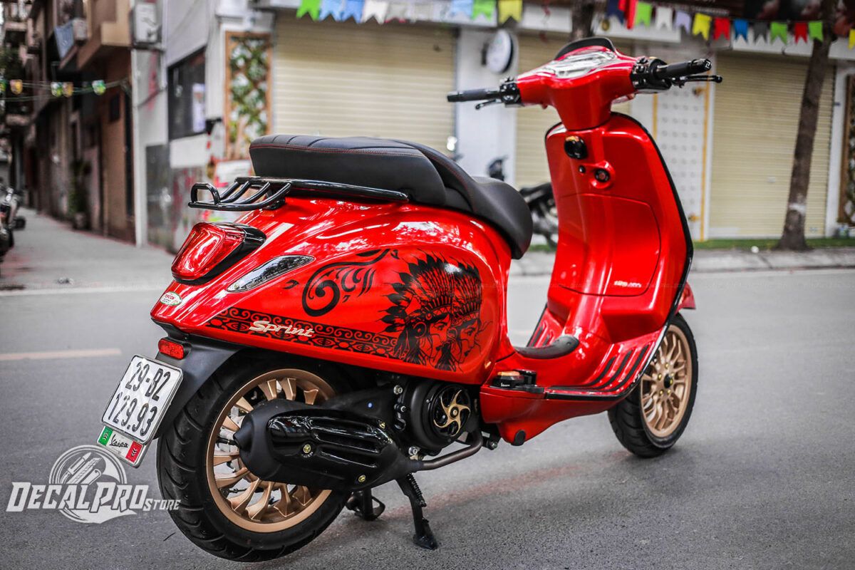 Vespa Sprint Black Native (Tem rời) - Ảnh 2