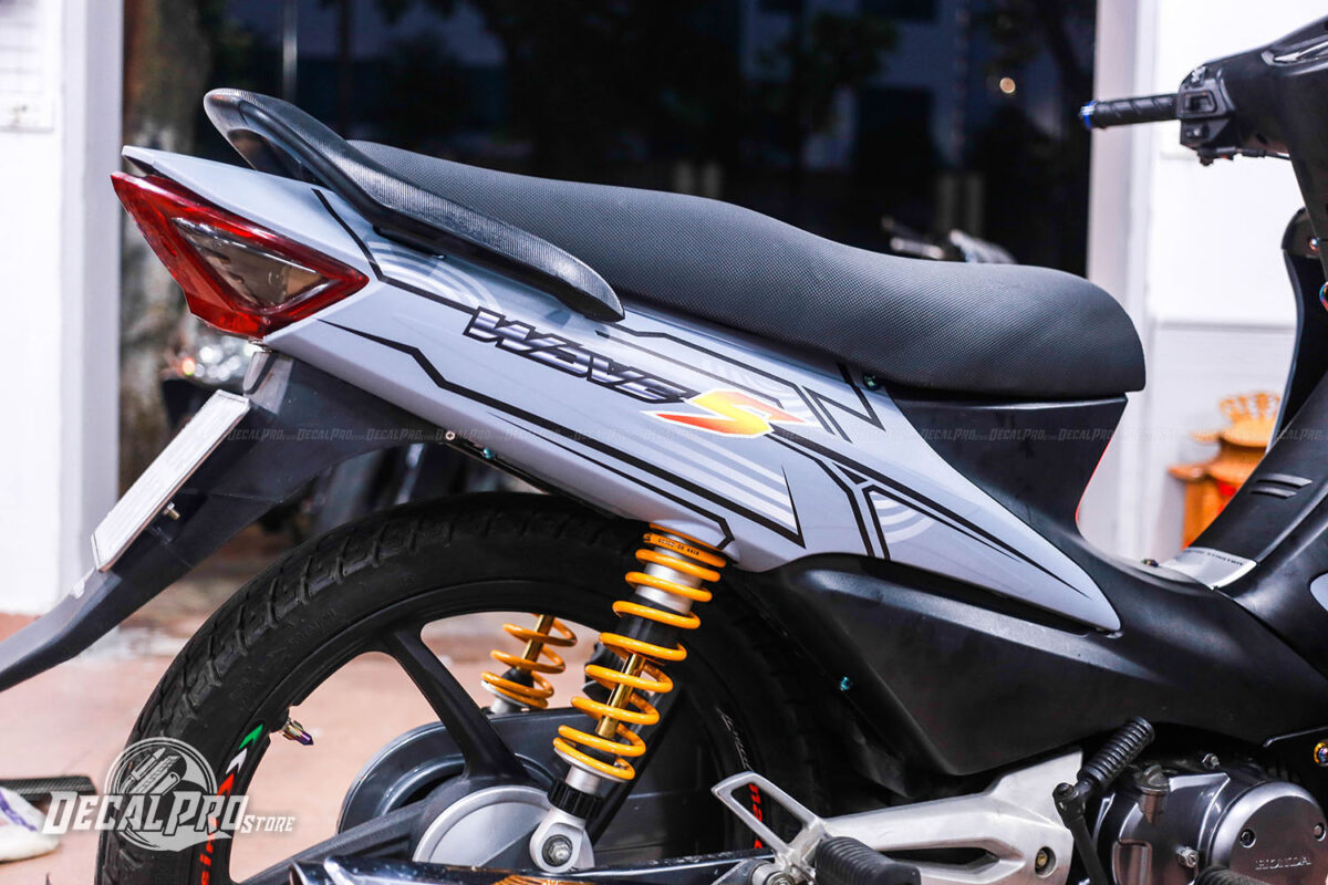 Tem xe Wave Alpha Grey Lighting - Ảnh 5