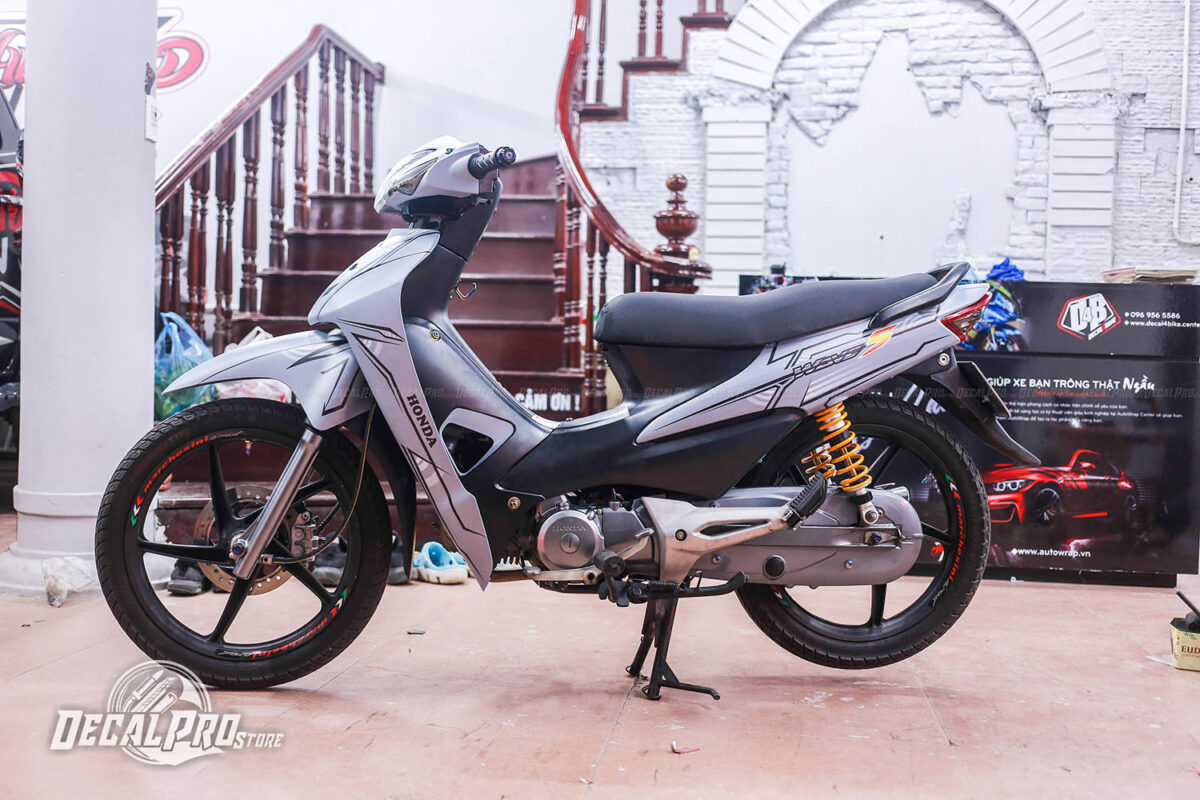 Tem xe Wave Alpha Grey Lighting - Ảnh 4