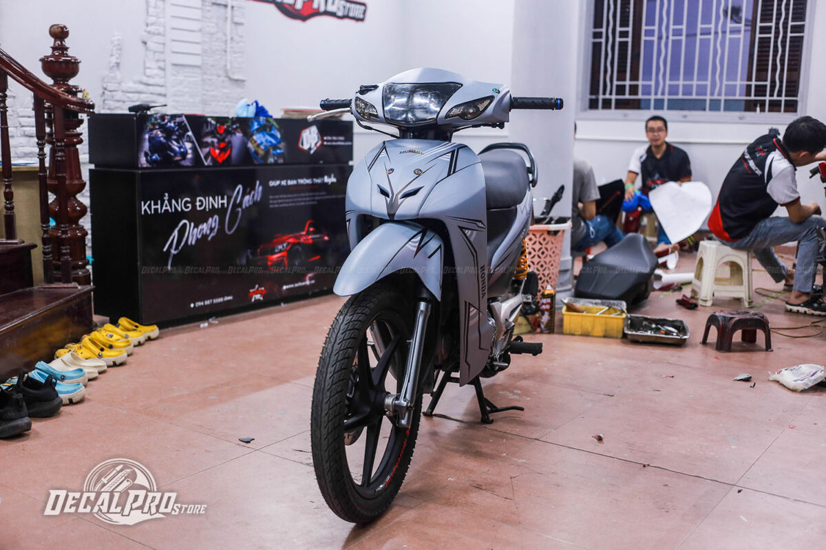 Tem xe Wave Alpha Grey Lighting - Ảnh 3