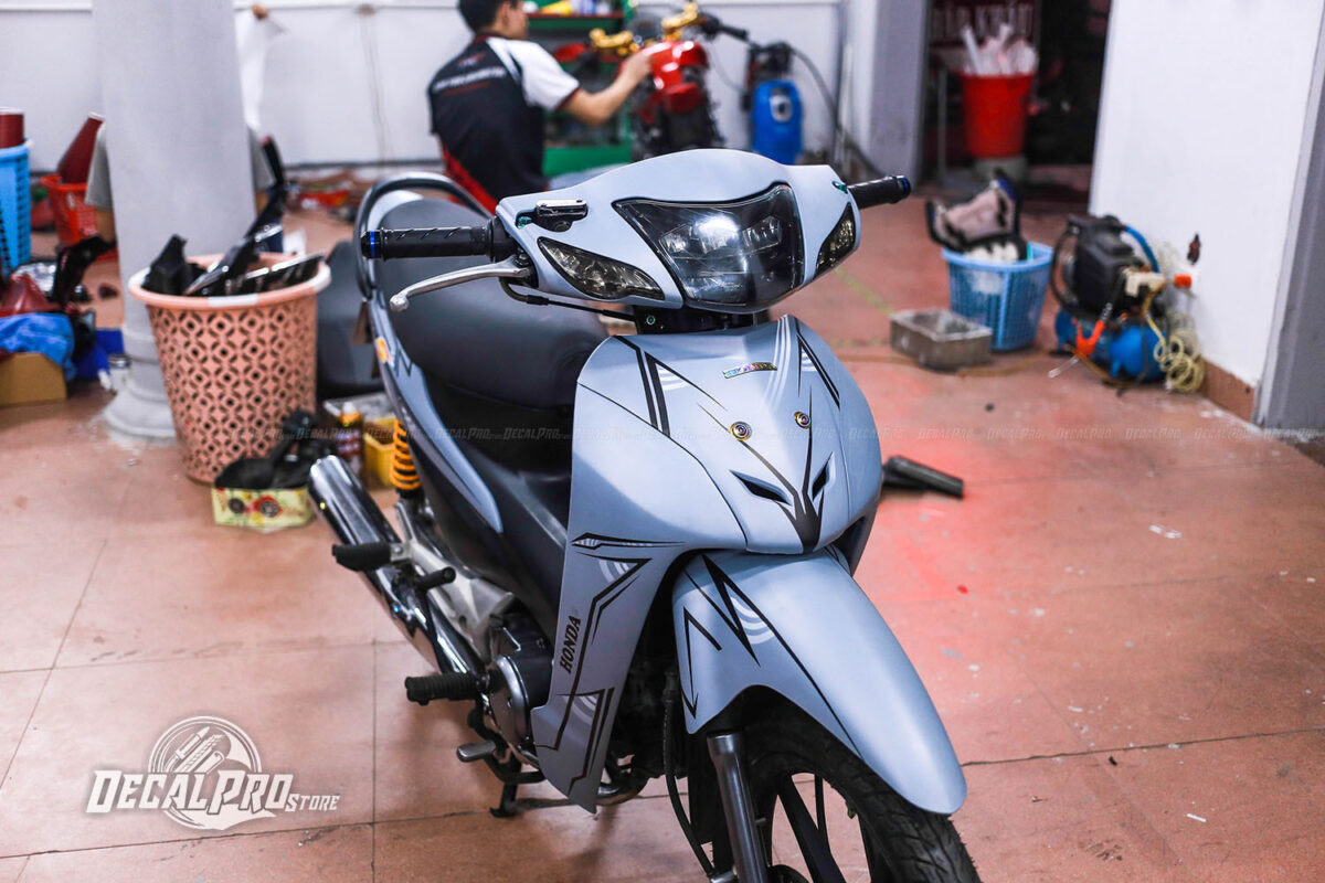 Tem xe Wave Alpha Grey Lighting - Ảnh 2