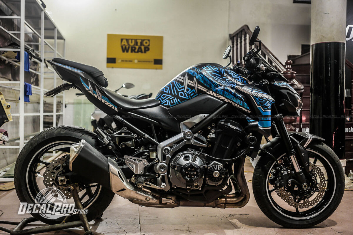 Kawasaki Z900 Blue Panther Aluminum - Ảnh 4