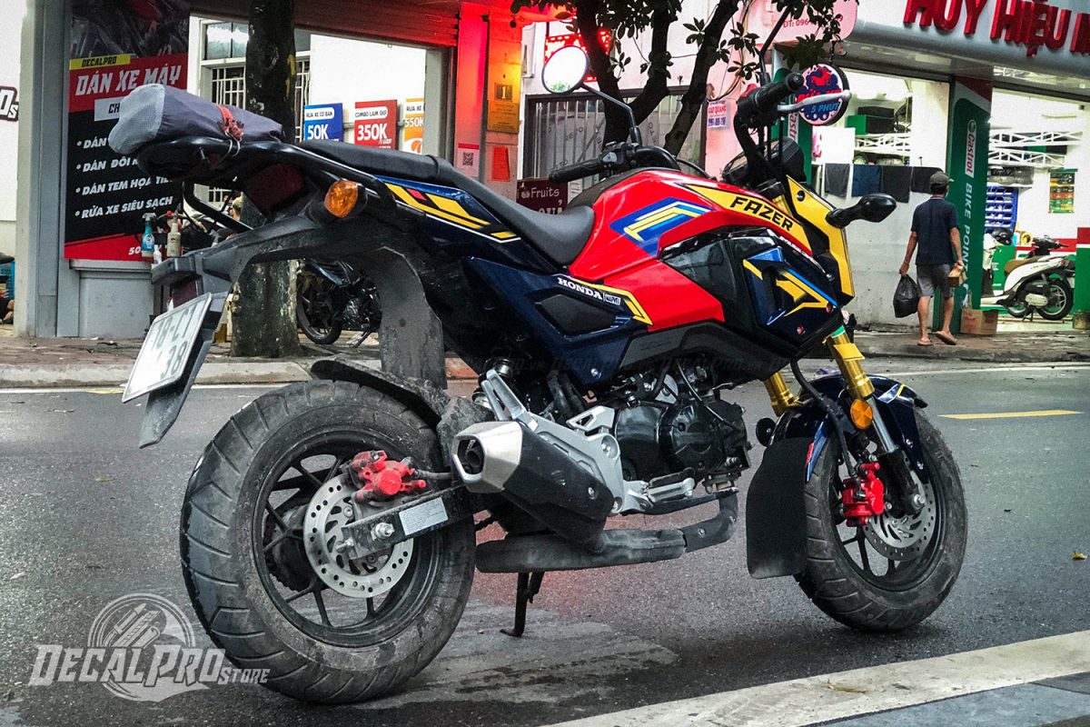 Tem xe MSX Fazer Racing - Ảnh 4