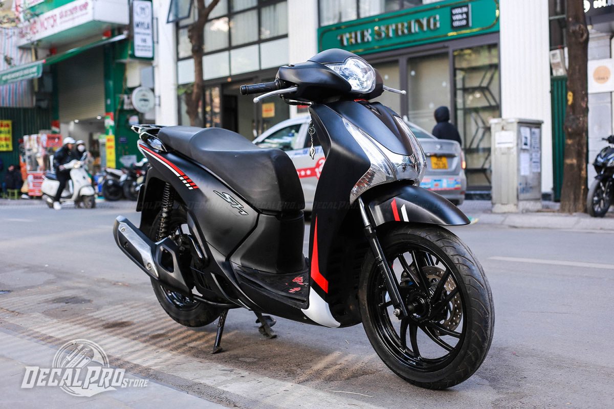 Tem xe Honda SH Black Line Sport - Ảnh 4